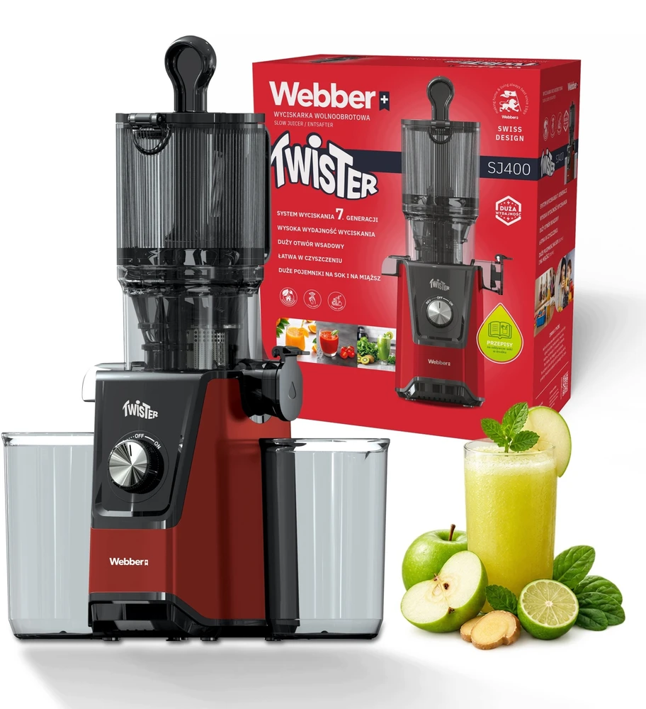 Sulčiaspaudė lėtaeigė Webber Sulčiaspaudė vaisių warzyw SJ400 200W (05SJ400)