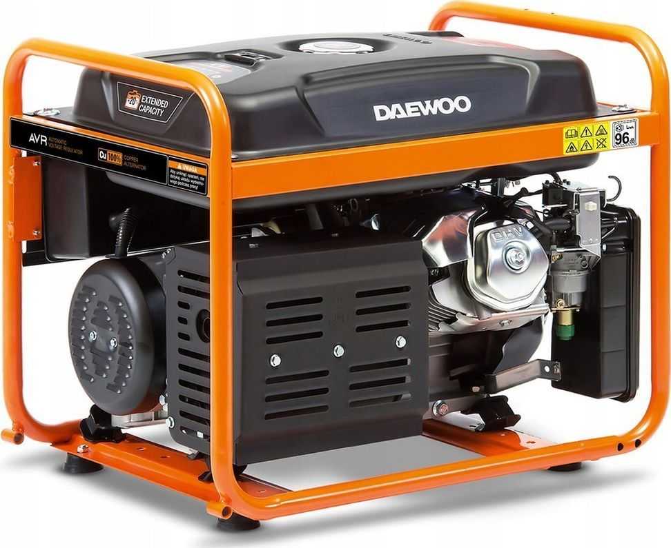 Daewoo benzininis generatorius GDA 7500DPE-3, 6.5kW, 1/3 fazės