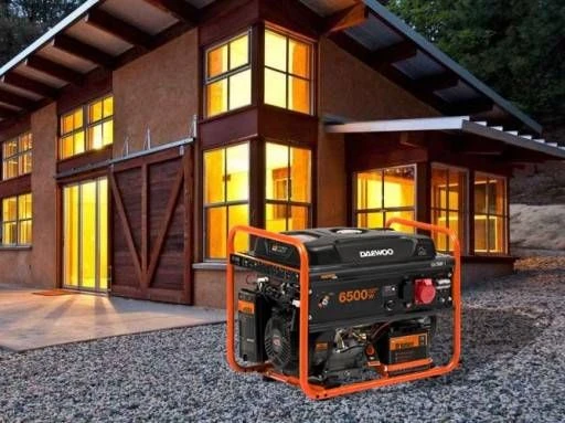 Daewoo vienfazis benzininis generatorius GDA 7500E 6500 W el. starteris