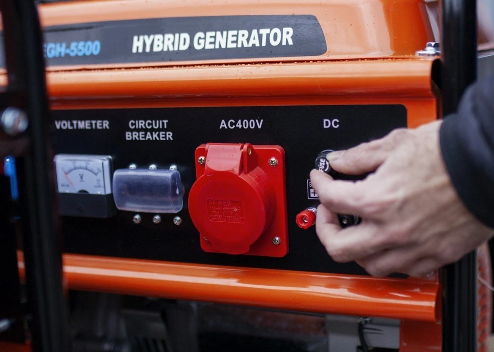 Hibridinis elektros generatorius Extralink EGH-5500, 5.5kW