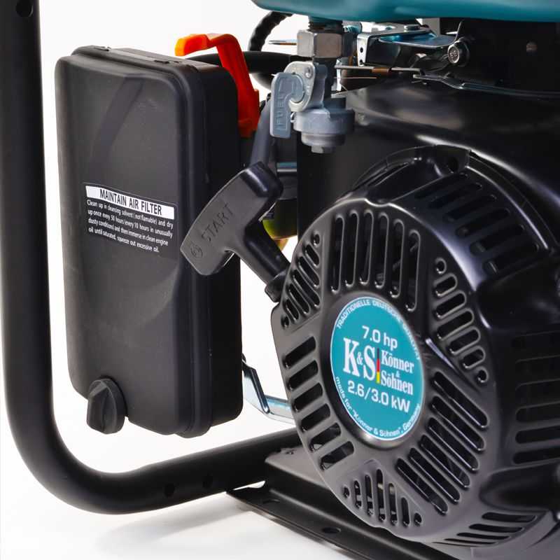 Benzininis generatorius Könner & Söhnen KS 10000E-3 7,5kW 230/400V