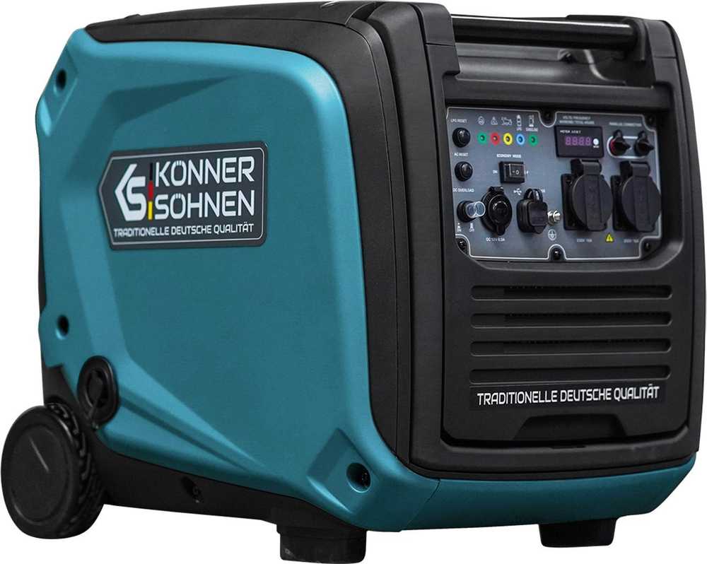Könner & Söhnen hibridinis (benzinas/dujos) inverterinis generatorius 3,5kW 230V KS 4000iEG S