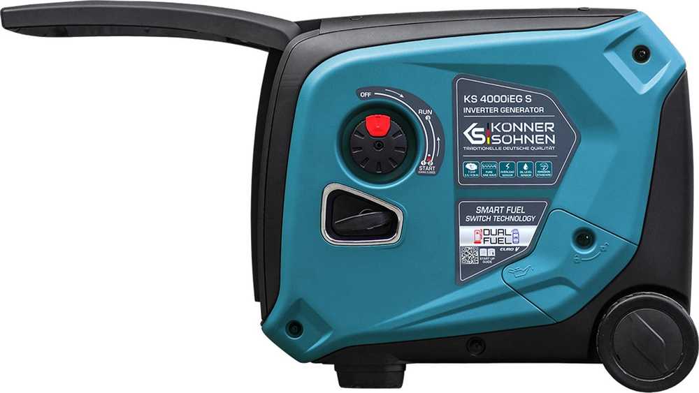 Könner & Söhnen hibridinis (benzinas/dujos) inverterinis generatorius 3,5kW 230V KS 4000iEG S