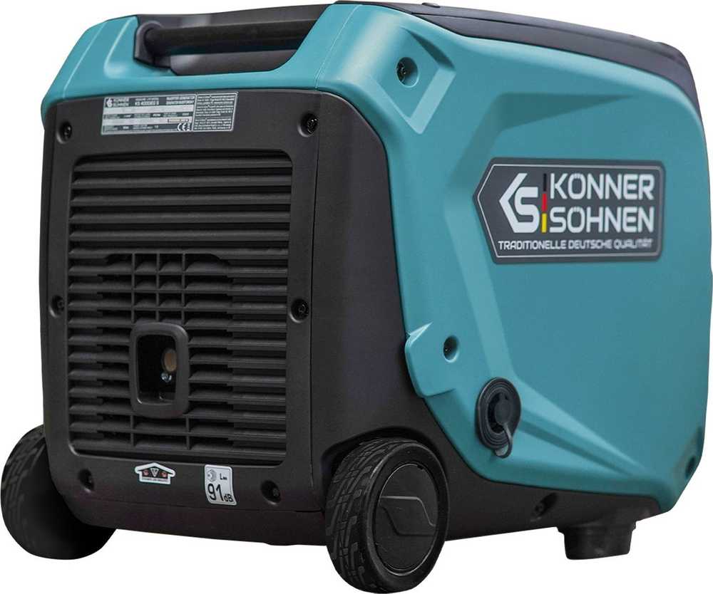 Könner & Söhnen hibridinis (benzinas/dujos) inverterinis generatorius 3,5kW 230V KS 4000iEG S