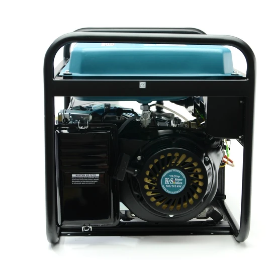 KÖNNER & SÖHNEN BENZINO GENERATORIUS 5.0kW 230V KS 7000E, ELEKTRINIS PALEIDIMAS