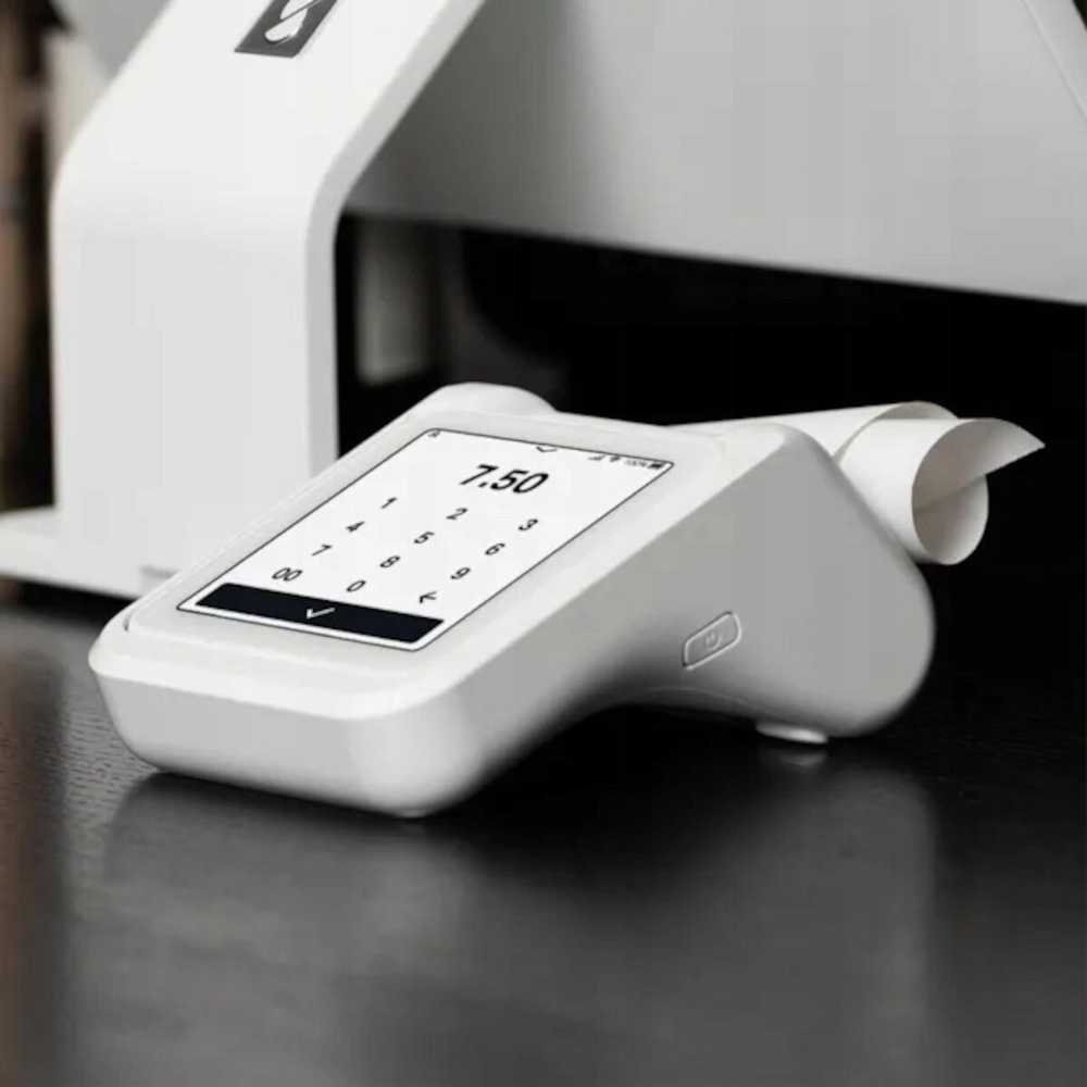 Išmanusis „SumUp Solo Printer“ kortelių skaitytuvas su kvitų spausdintuvu