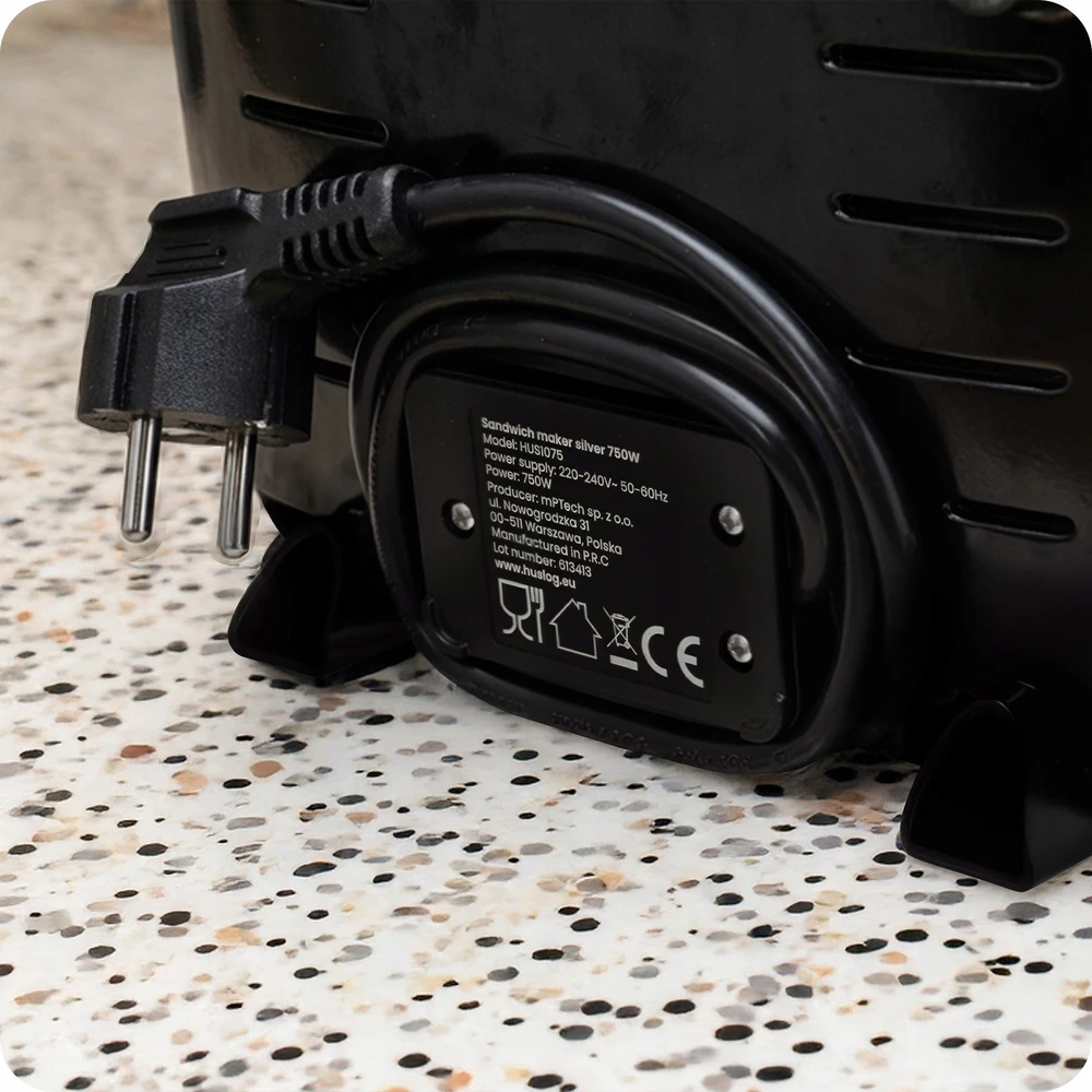 Sumuštinių keptuvas „mPTech Sp. su o.o.“ „Huslog“ sumuštinių keptuvė 750 W „GentleBite“
