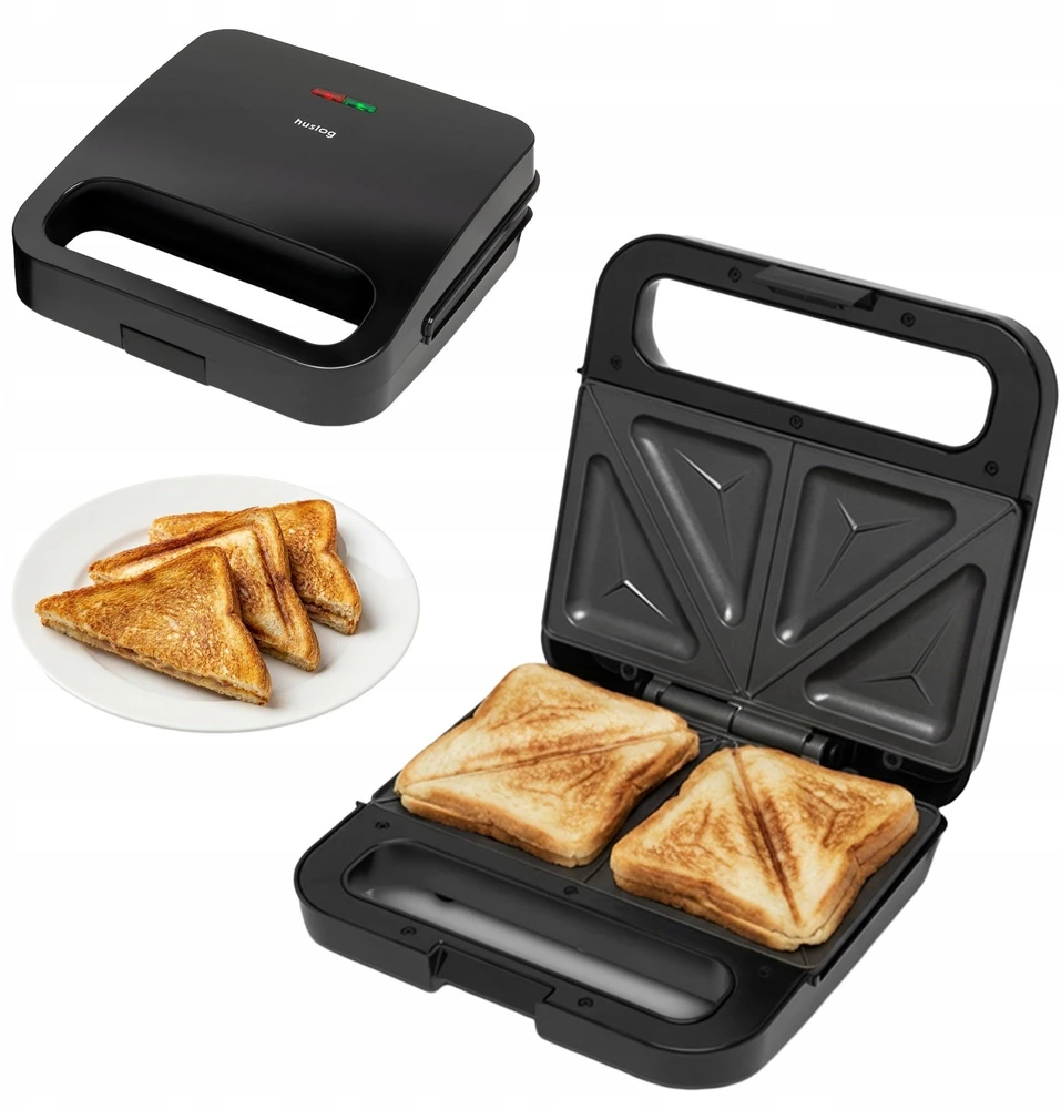 Sumuštinių keptuvas mPTech Sp. su o.o. Huslog sandwich maker SimpleBite juodas 800W