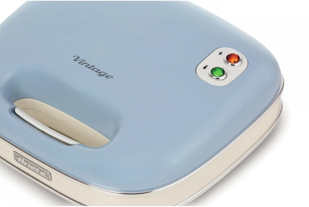 Sumuštinių keptuvas Keptuvas Ariete Vintage Sandwich Maker mėlynas (1963BL)