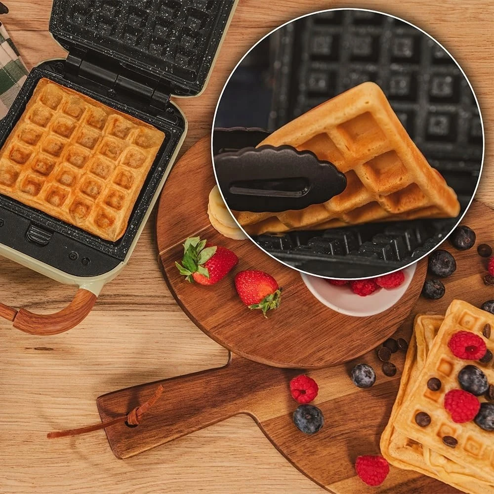 Sumuštinių keptuvas Cecotec Sandwich Maker | Rock'nToast Retro One Geltona Retro-style | 700 W | Number of plates 3 | Geltona