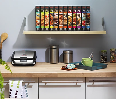 TEFAL Sumuštinių ir vaflių keptuvas SW854D16, 4 plokštės