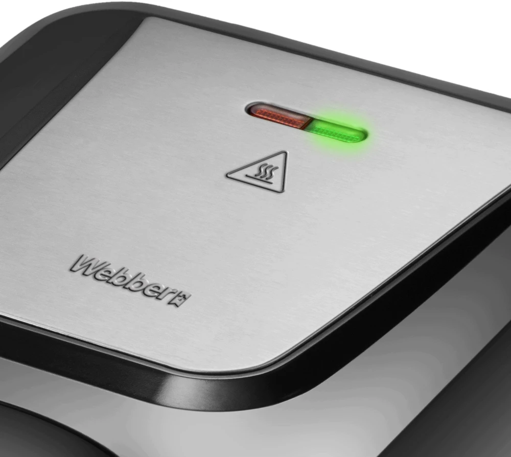 Sumuštinių keptuvas Webber Skrudintuvas sumuštiniams skrudintuvas Arvion SR7 1400W keraminis inox 8 skrudinti (05SR7)