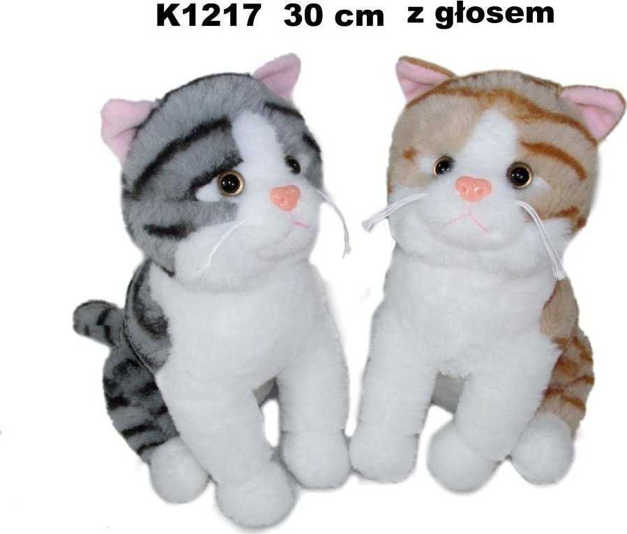 Sun-Day PLIŠINĖ ŽAISLINĖ KATINĖ SU BALSU 30cm SĖDINTIS