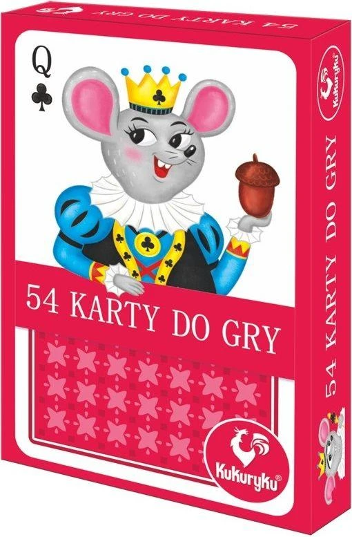 Kukuryku Žaidimų kortos 54 listki - Junior 63407