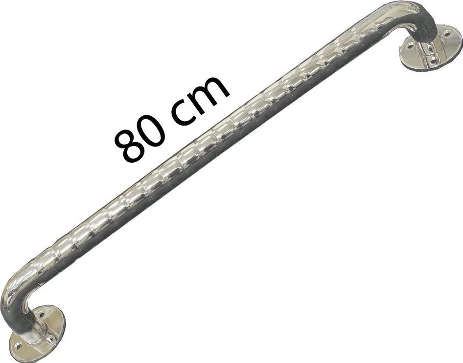 Usorteret Sundo Homecare GmbH, Vokietija Nerūdijančio plieno ranktūris tvirtinamas prie sienos, 80 cm