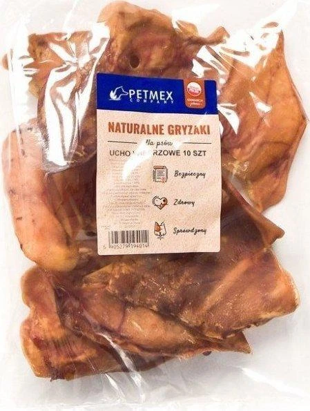 Šunų Skanėstai - Petmex Kiaulienos Ausys 40g 10vnt