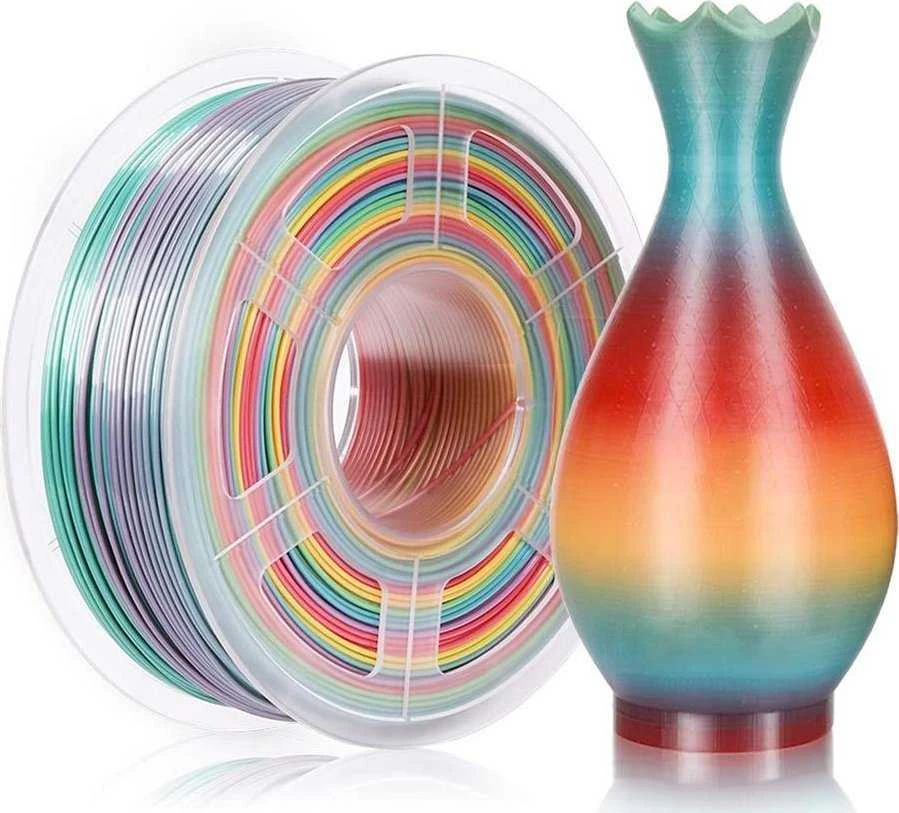 Plastikas Sunlu PLA 1.75mm 1kg - Rainbow