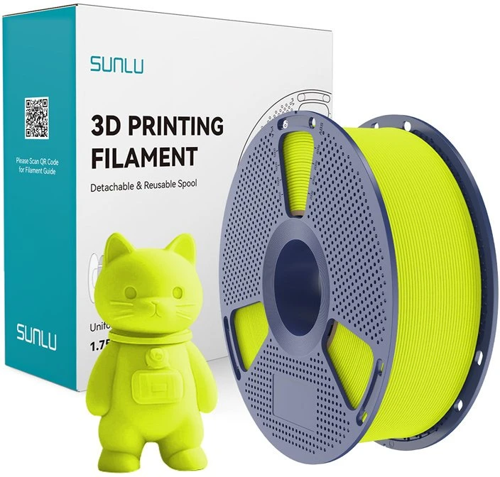 Sunlu PLA Matte Filament (Light Žalias)