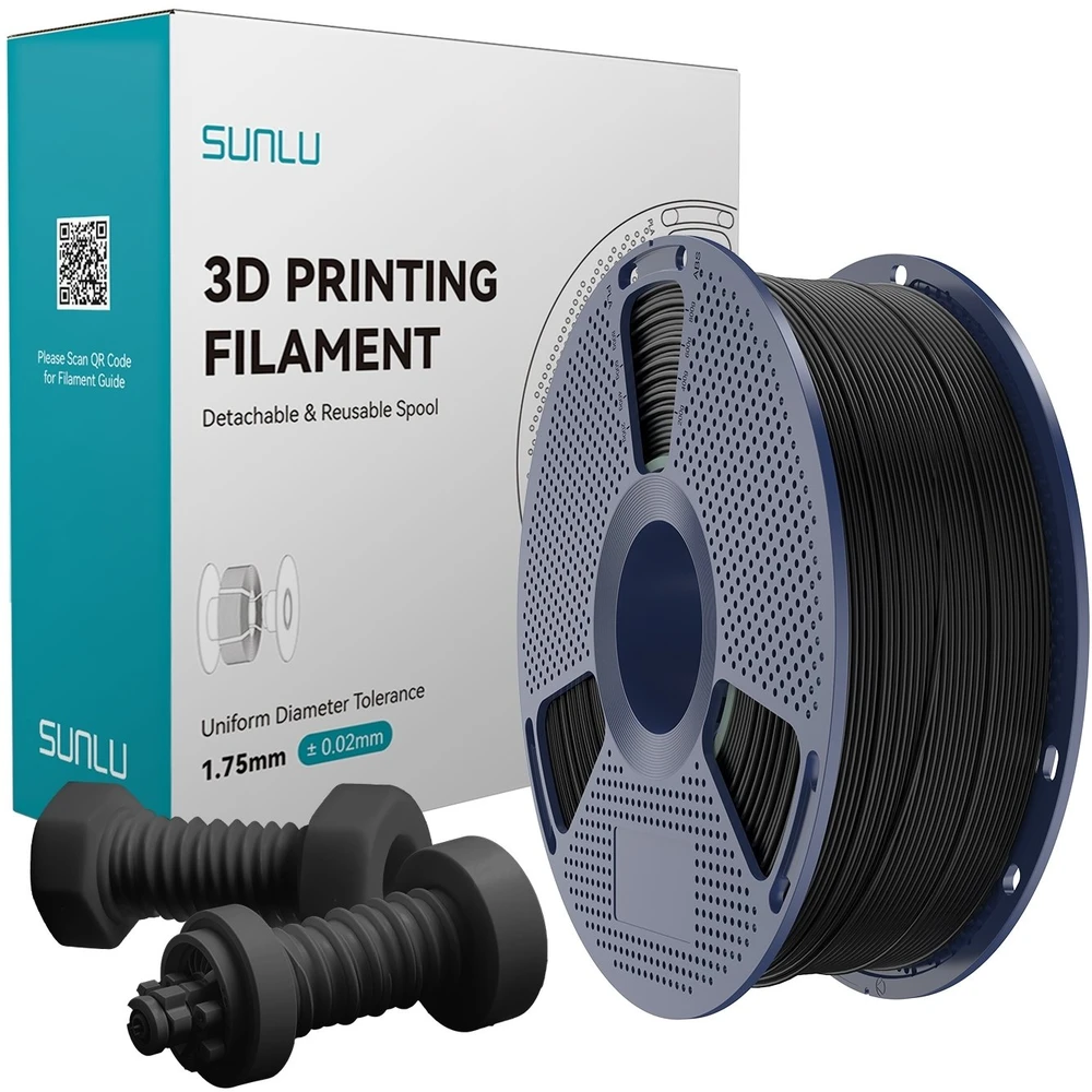 Sunlu High Speed ABS 1.75mm 1kg - Juodas