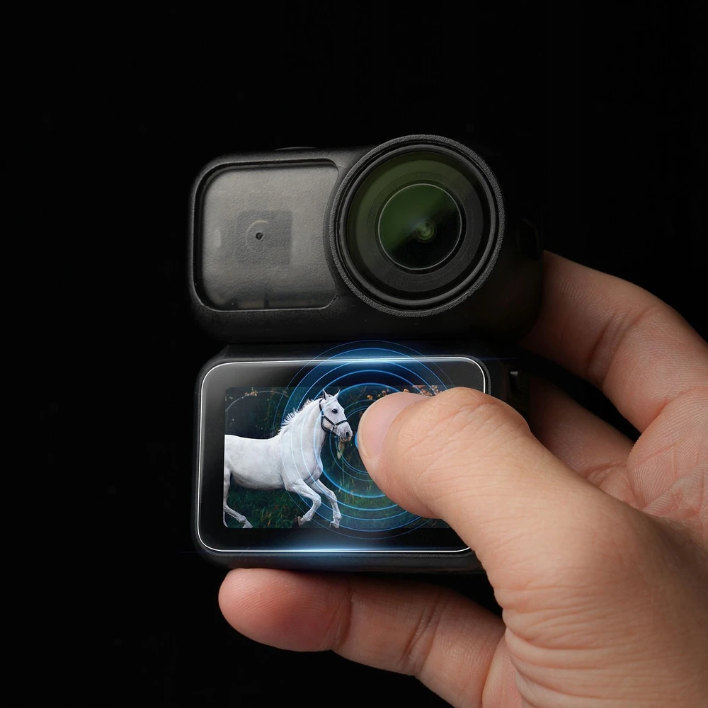 SunnyLife 2x Apsauginė LCD ekrano plėvelė grūdintas apsauginis stiklas 9H rinkinys Dji Osmo Nano / On-bhm082-2