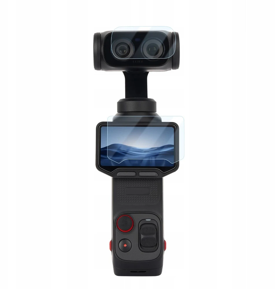 SunnyLife 2x Apsauginė grūdinto stiklo plėvelė 9H LCD ekranui ir objektyvui, skirta / Insta360 Luna Ultra / Lu-bhm248-2 (SB11989)