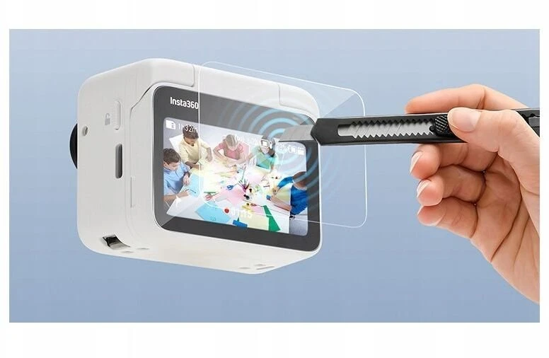 SunnyLife 2x Grūdintas stiklas Apsauga LCD ekranui, skirtas Insta360 Go 3s 3 Go3s Go3 kamerai / G3s-bhm829-2
