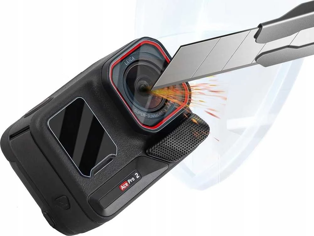 SunnyLife objektyvo dangtelis 6x objektyvo dangtelis + 2x LCD ekranas Kamera Insta360 ACE PRO 2 / BHM917