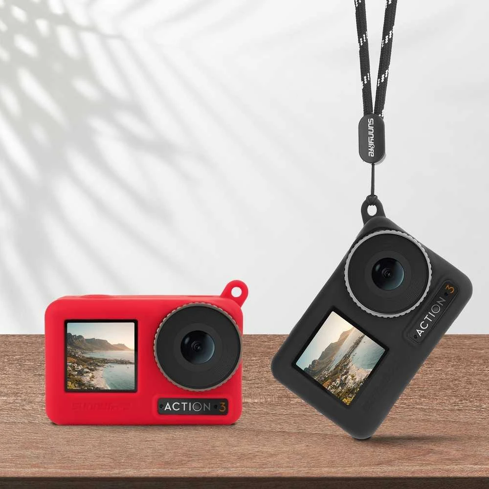 SunnyLife Dėklas Futerał Case Dėklas do DJI OSMO ACTION 3 / Juodas / OA3-BHT506-D