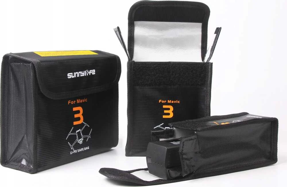 SunnyLife dėklas Dji Mavic 3 Ugniai atsparus / 2 akumuliatoriams / M3-dc105-2