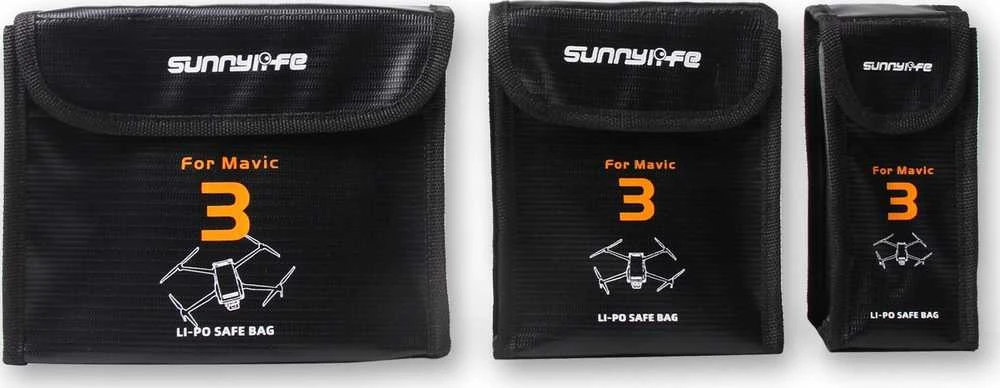SunnyLife dėklo dėklas Dji Mavic 3 ugniai atsparus / 1 baterijai / M3-dc104-1