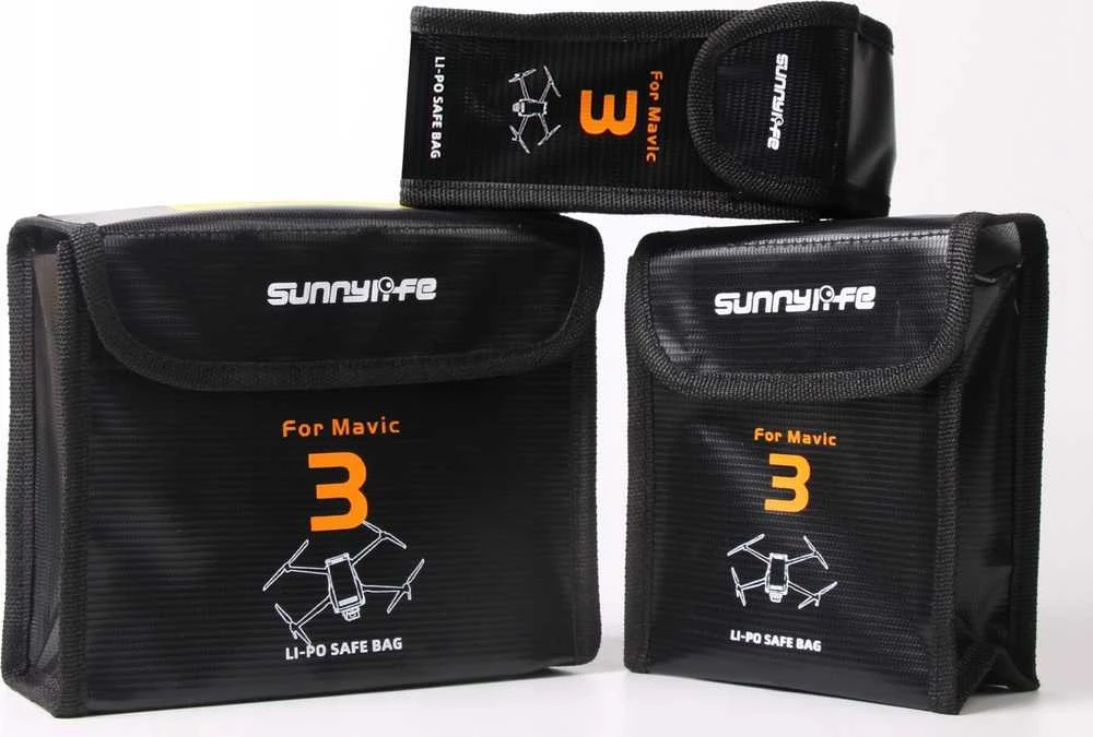 SunnyLife dėklo dėklas Dji Mavic 3 ugniai atsparus / 1 baterijai / M3-dc104-1