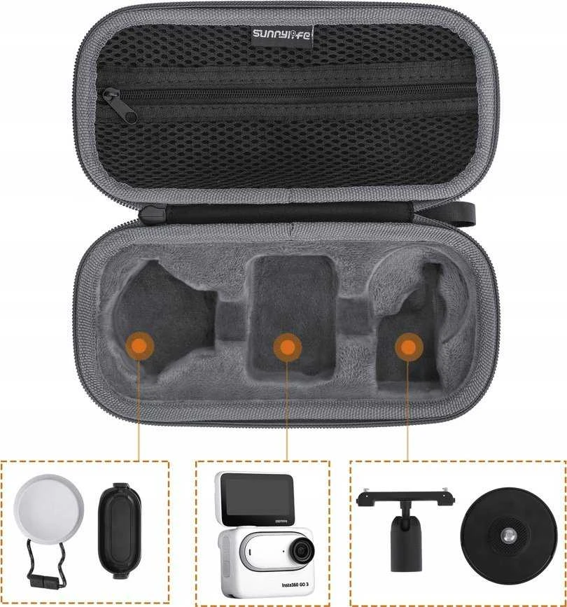 SunnyLife Bylos atveju byla Insta360 Go 3 Go3 + Priedai / Ista- b589- d