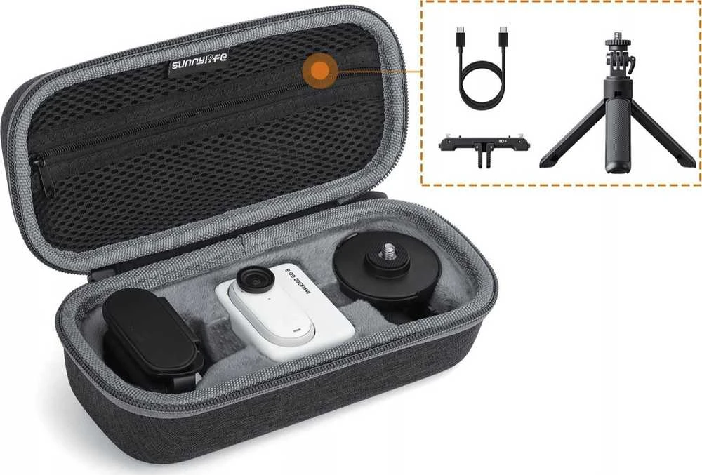 SunnyLife Bylos atveju byla Insta360 Go 3 Go3 + Priedai / Ista- b589- d