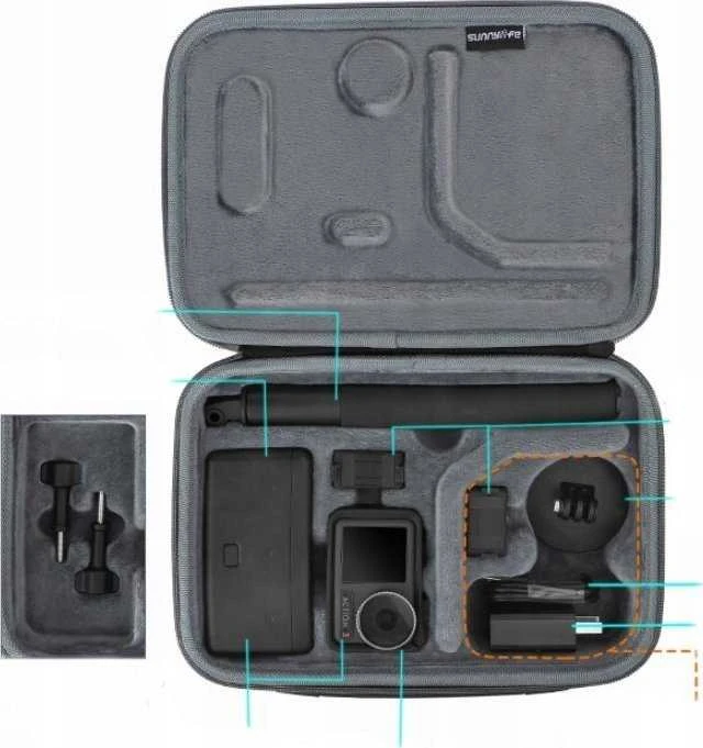SunnyLife Dėklas Futerał Dėklas Case Do Dji Osmo Action 3 / Oa3-b511-d