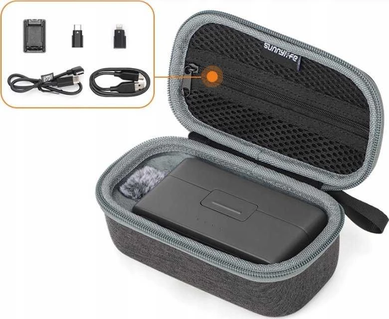 SunnyLife Cover Dėklas Dėklas Lagaminas Mikrofono dangtelis DJI Mic 2 / Mic 1 / B770-d