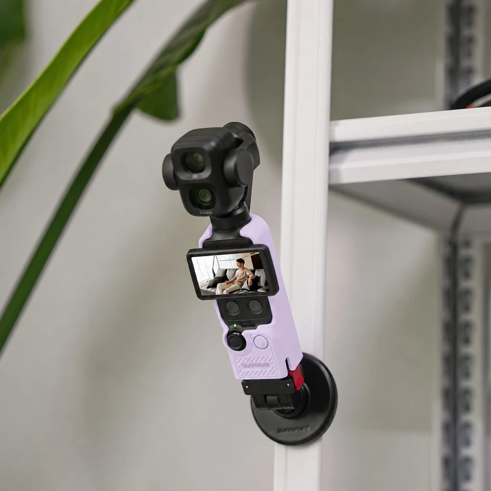 SunnyLife Dėklas etui ochronne Tpu osłona do Dji Osmo Pocket 3 / 4 / 4p / Op4-bht200-su / violetinė (SB12312)