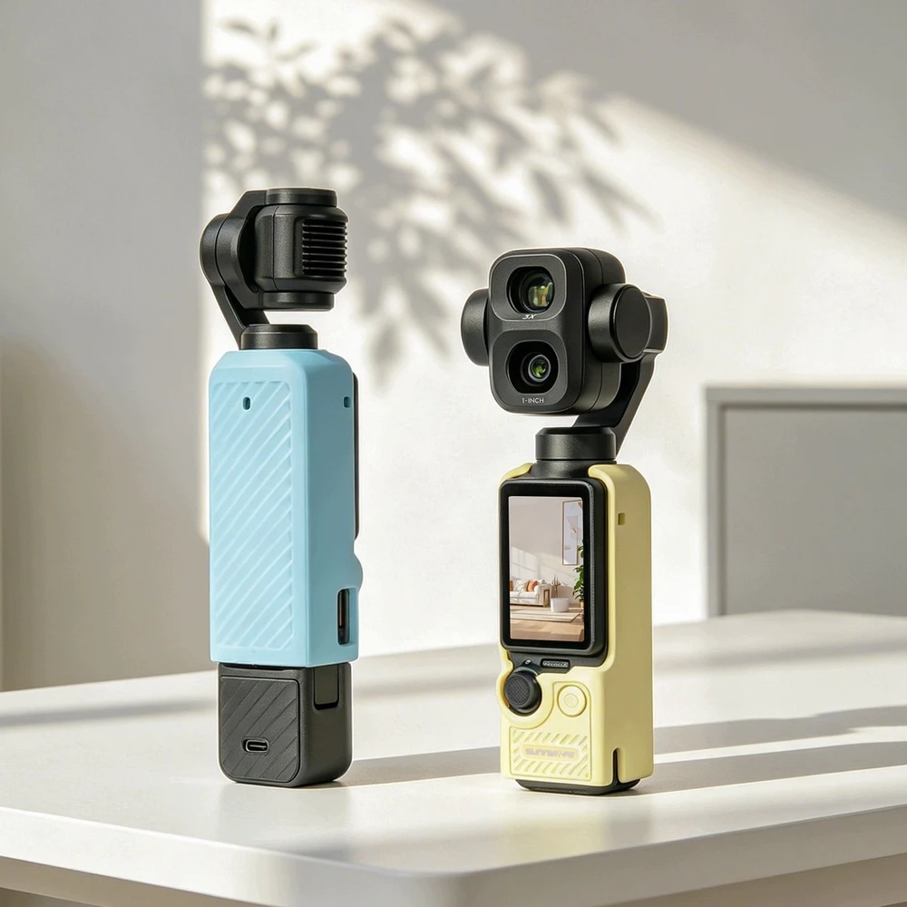 SunnyLife Dėklas apsauginis TPU dangtelis skirtas Dji Osmo Pocket 3 / 4 / 4p / Op4-bht200-y / geltonas (SB12309)