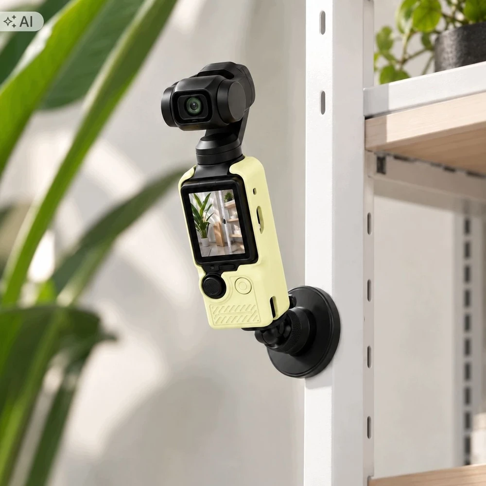 SunnyLife Dėklas apsauginis TPU dangtelis skirtas Dji Osmo Pocket 3 / 4 / 4p / Op4-bht200-y / geltonas (SB12309)