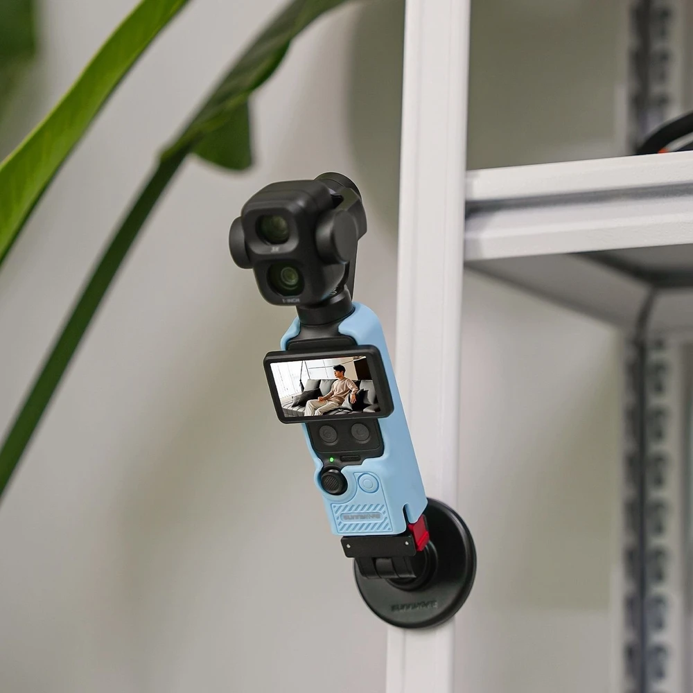 SunnyLife Dėklas apsauginis TPU dangtelis skirtas Dji Osmo Pocket 3 / 4 / 4p / Op4-bht200-b / mėlynas (SB12311)