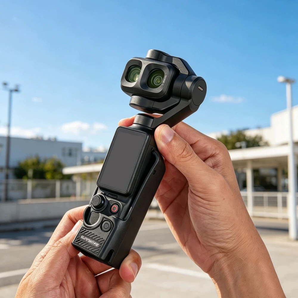 SunnyLife Dėklas apsauginis TPU dangtelis skirtas Dji Osmo Pocket 3 / 4 / 4p / Op4-bht200-b / mėlynas (SB12311)