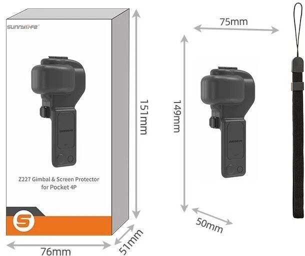 SunnyLife Dėklas Futerał Dėklas Case Osłona Gimbala Ekranu Dji Osmo Pocket 4p / 4 Pro / Op4-z227-p / Rožinė (SB12273)