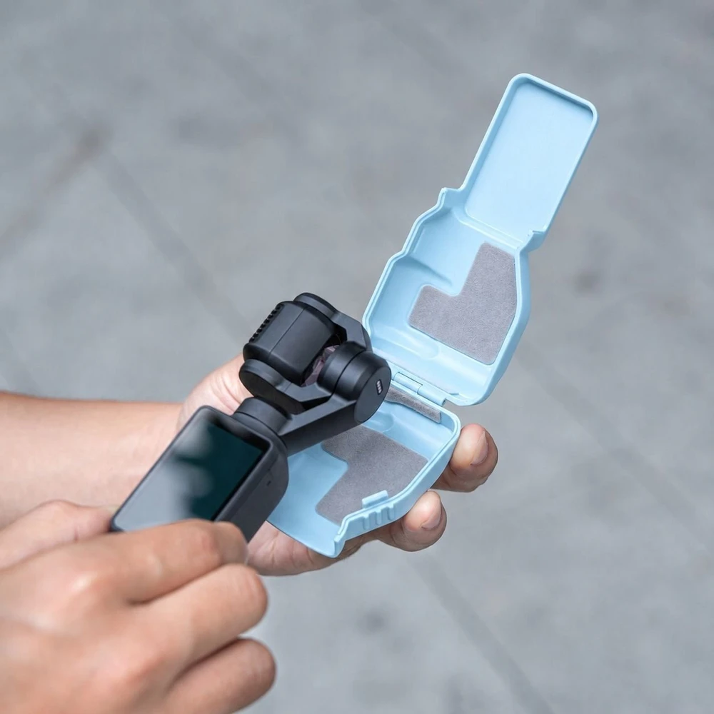 SunnyLife Dėklas Futerał Dėklas Case Osłona Gimbala I Ekranu Do Dji Osmo Pocket 4 / Op4-z158-b / Mėlyna (SB12275)