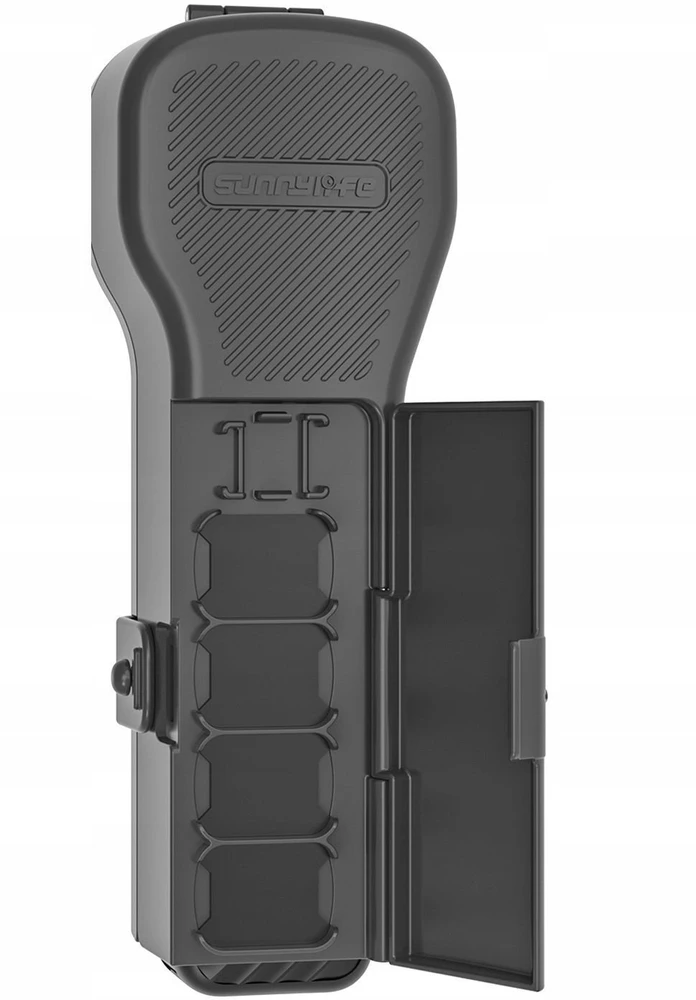 SunnyLife Dėklas Hard Case skirtas Dji Osmo Pocket 3 / 4 + papildomai skyrius filtrams + kortelei / Op4-k189-gy / pilkas (SB12316)