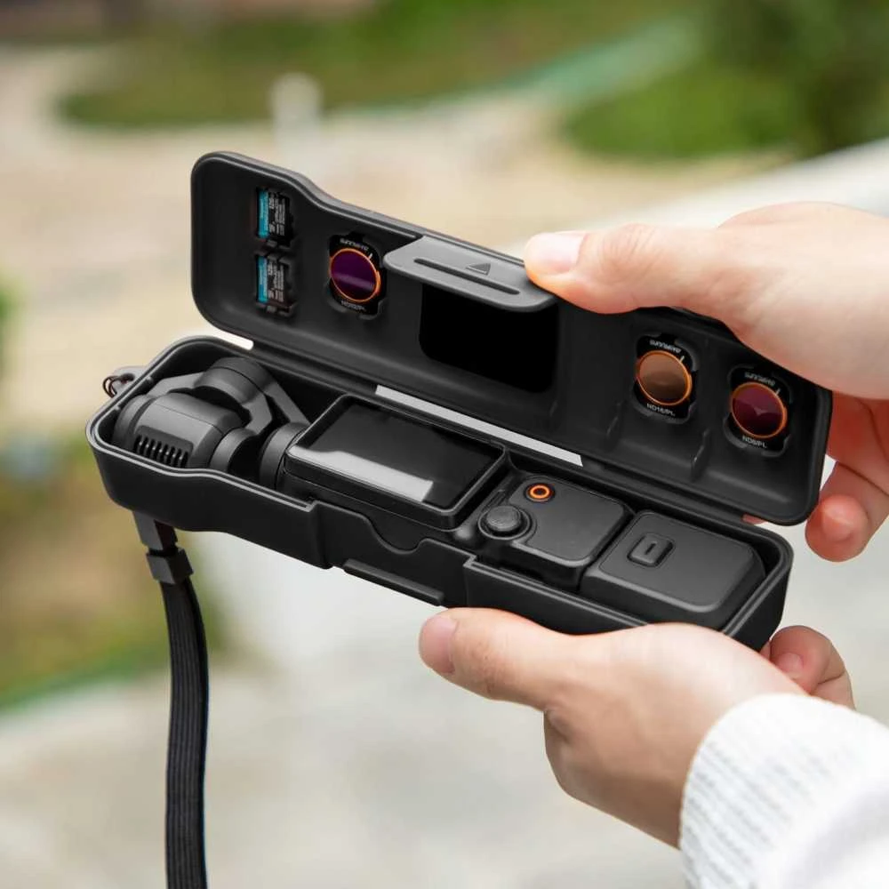 SunnyLife Futerał Case Dėklas Osłona Walizka Dėklas Do Dji Osmo Pocket 3 + Priedai / Op3-k981-c / Oranžinė
