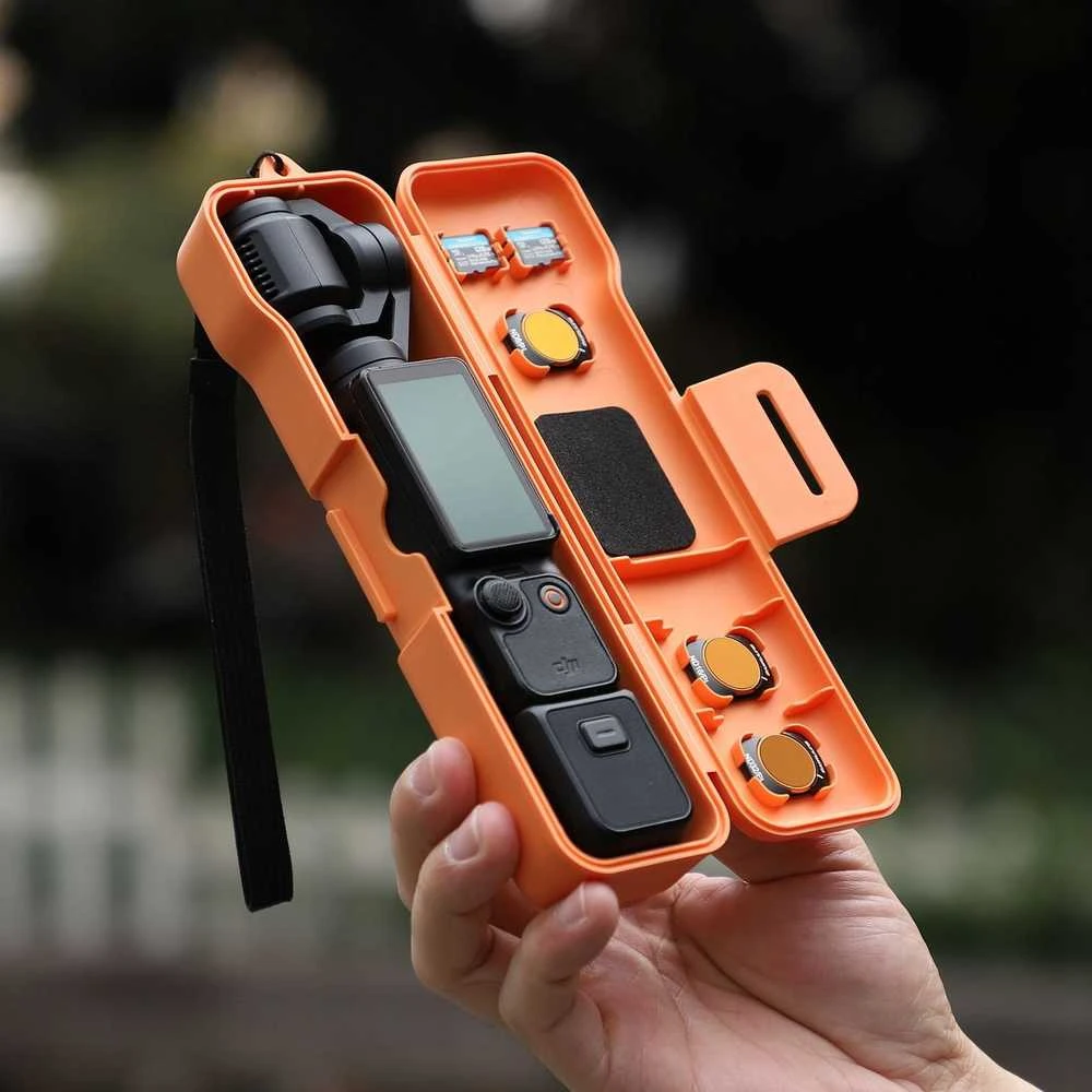 SunnyLife Futerał Case Dėklas Osłona Walizka Dėklas Do Dji Osmo Pocket 3 + Priedai / Op3-k981-c / Oranžinė