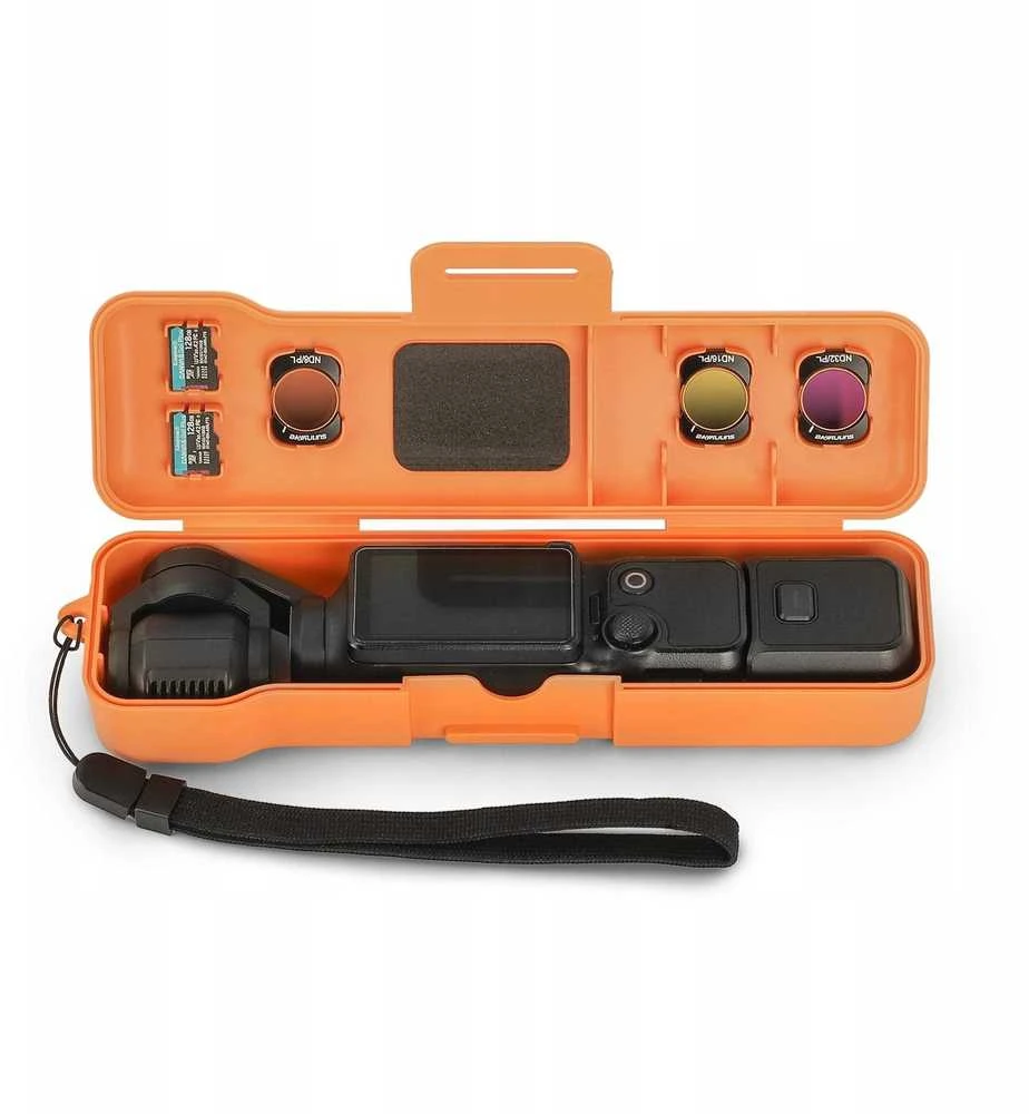 SunnyLife Futerał Case Dėklas Osłona Walizka Dėklas Do Dji Osmo Pocket 3 + Priedai / Op3-k981-c / Oranžinė