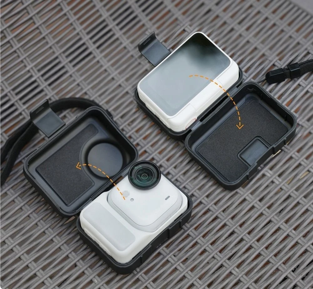 SunnyLife Dėklas Tvirta Obudowowa Dangtis Futeralas Hard Case Insta360 Go Ultra / Gu-sn135-d Kamera Juoda
