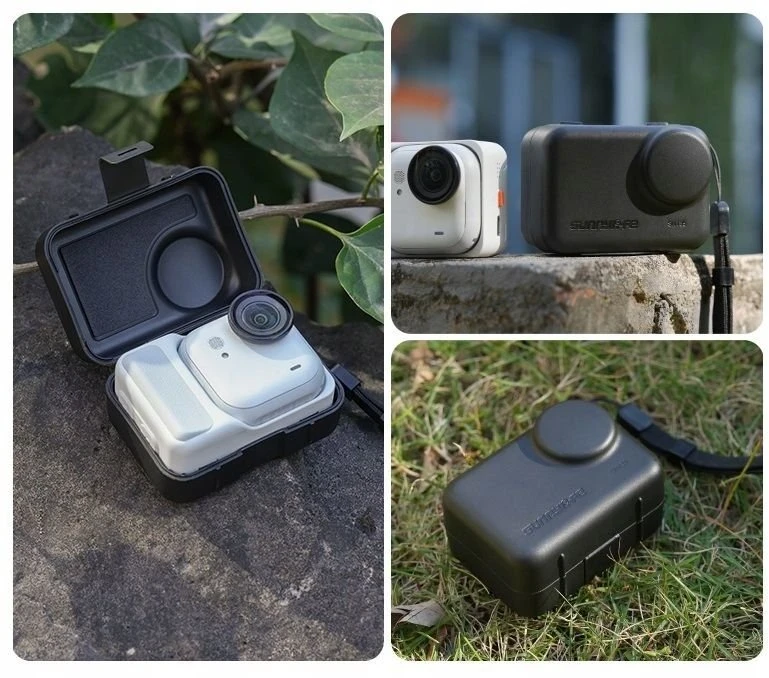 SunnyLife Dėklas Tvirta Obudowowa Dangtis Futeralas Hard Case Insta360 Go Ultra / Gu-sn135-d Kamera Juoda
