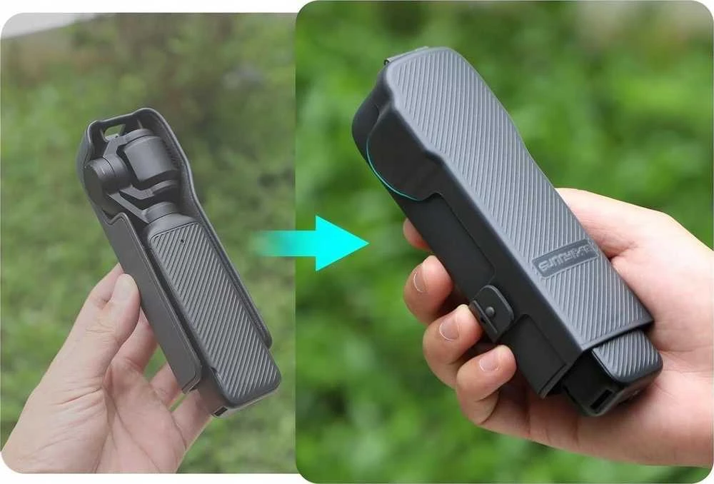 „SunnyLife“ dėklas su atvartu ir dirželiais, skirtas DJI OSMO POCKET 3 / K933 kamerai