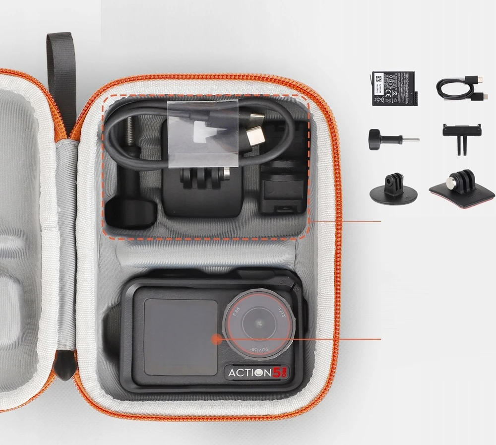 „SunnyLife“ dėklo dėžutės dangtelis, skirtas DJI OSMO ACTION 3 4 5 PRO / OA5-B893